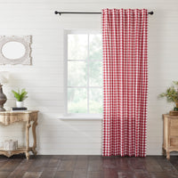 Thumbnail for Annie Buffalo Red Check Panel Curtain 96