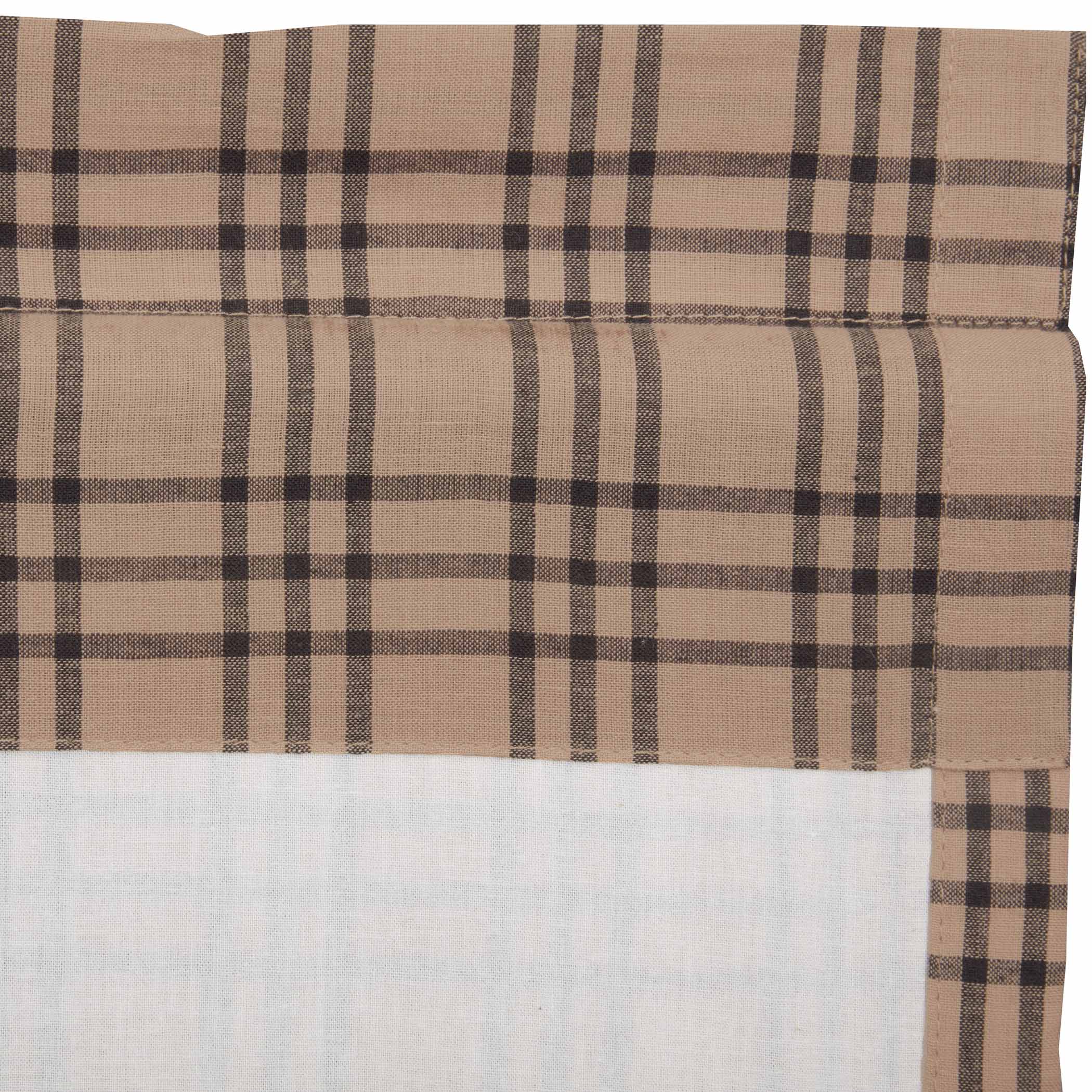 Sawyer Mill Charcoal Plaid Panel Curtain 96