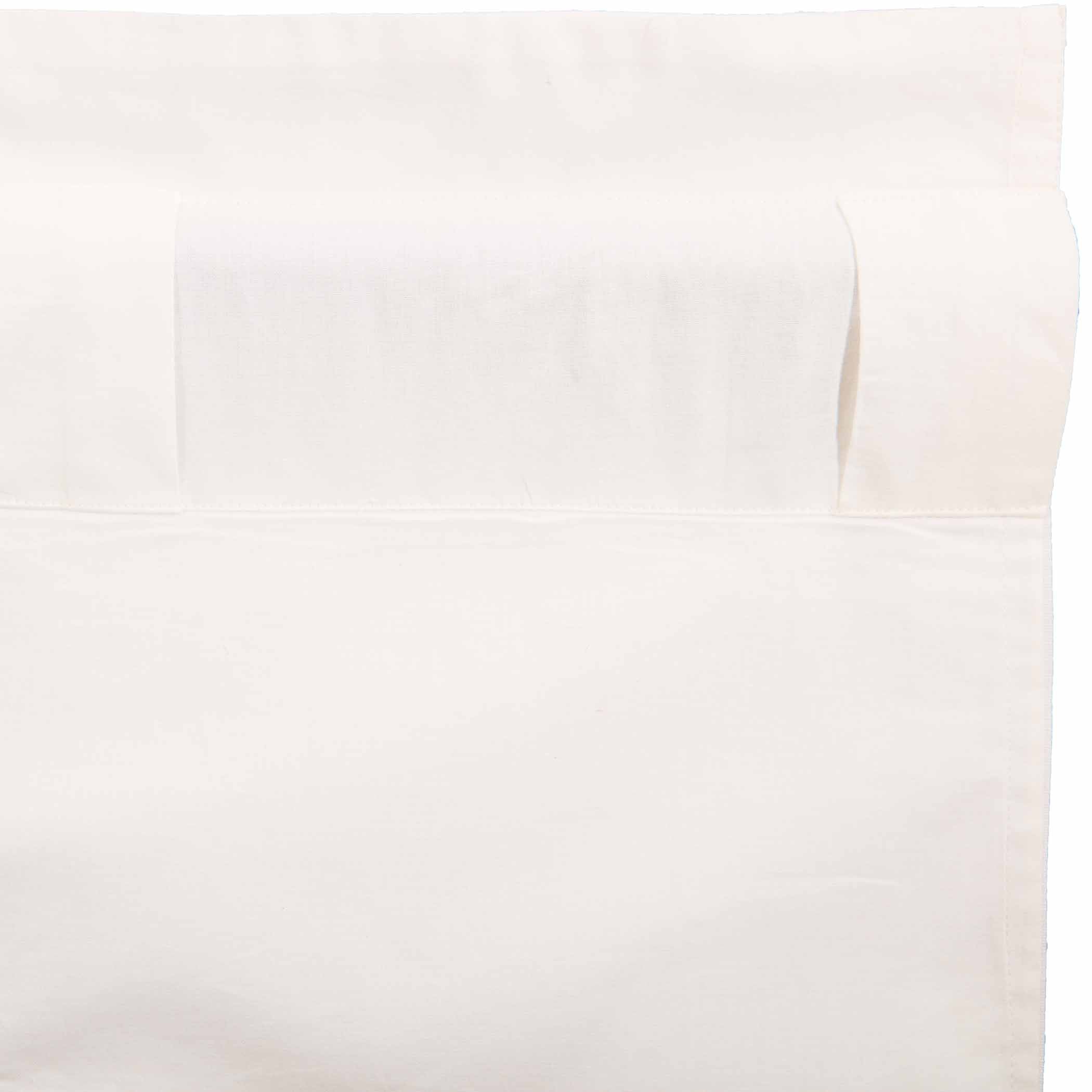 Simple Life Flax Antique White Panel Curtain 96