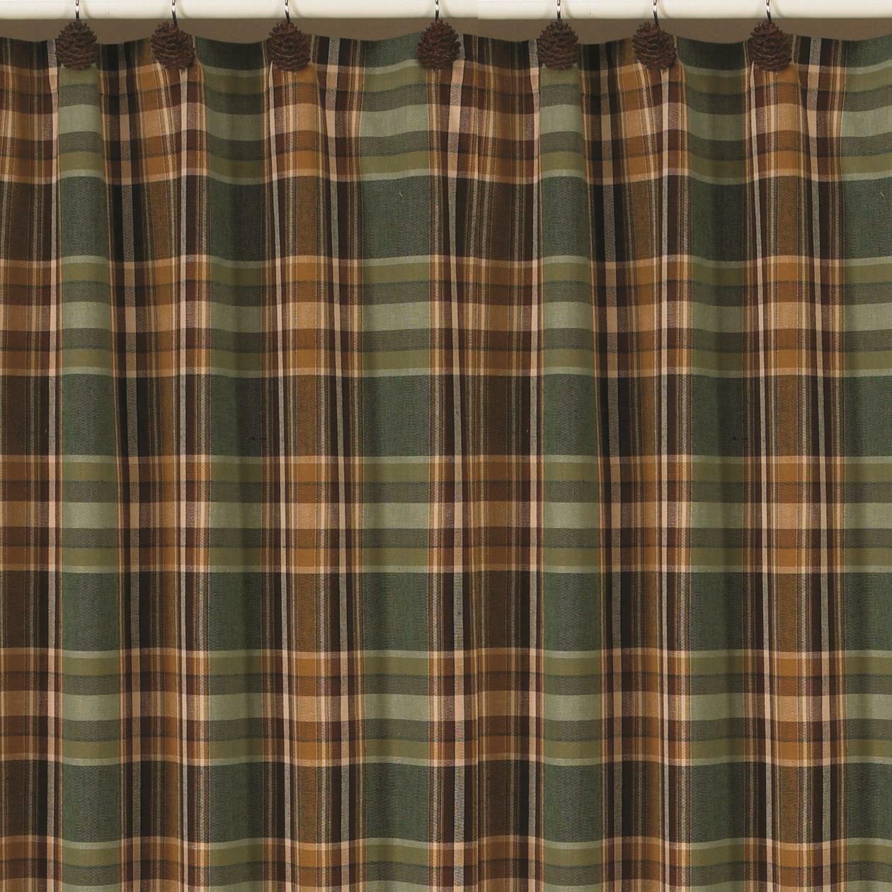 Wood River Shower Curtain 72