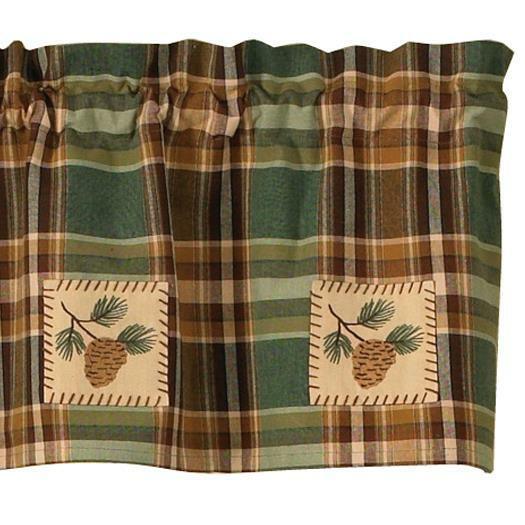 Wood River Valance - Pinecone Patch Park Designs - The Fox Decor