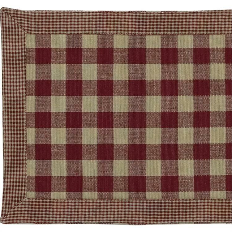 York Table Runner - Wine - 54"L Park Designs - The Fox Decor