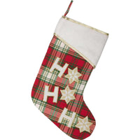 Thumbnail for HO HO Holiday Stocking 11x15 VHC Brands - The Fox Decor