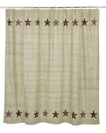 Abilene Star Shower Curtain - The Fox Decor