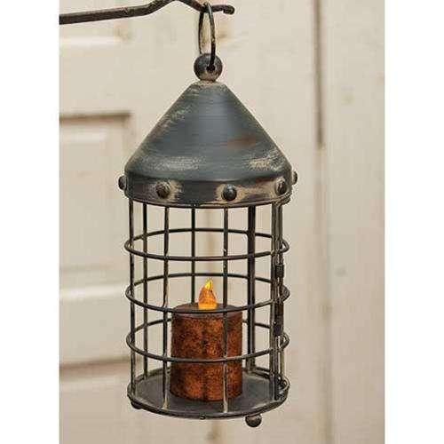 Aged Black Lantern - The Fox Decor