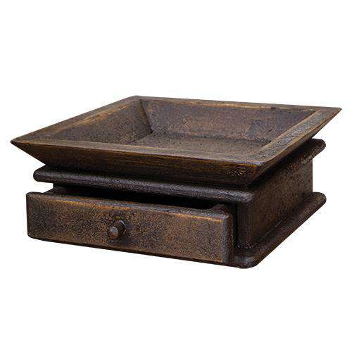 Aged Tray w/Drawer Aged Wood Collection CWI+ 