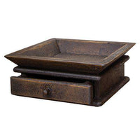 Thumbnail for Aged Tray w/Drawer Aged Wood Collection CWI+ 