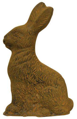 '+Aged Wax Bunny, 8.25" Bunnies, Chicks & More CWI+ 