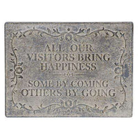 Thumbnail for All Our Visitors Galvanized Sign HS Plates & Signs CWI+ 