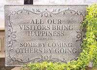 Thumbnail for All Our Visitors Galvanized Sign - The Fox Decor