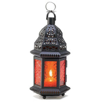 Thumbnail for Amber Moroccan Candle Lantern