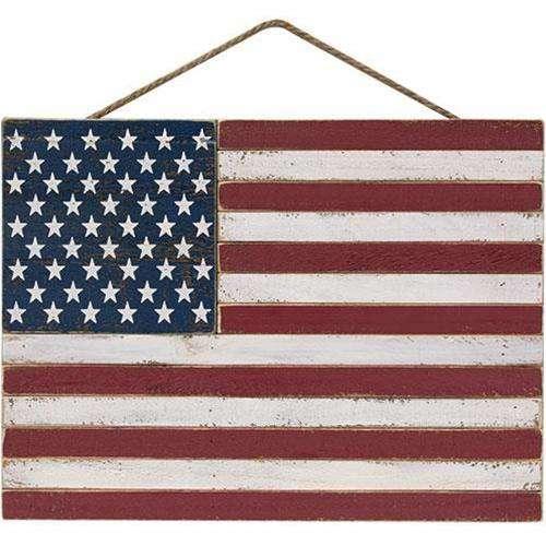 American Flag Pallet Plaque - The Fox Decor