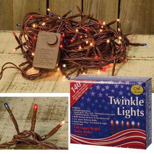 Americana Twinkle Lights - The Fox Decor