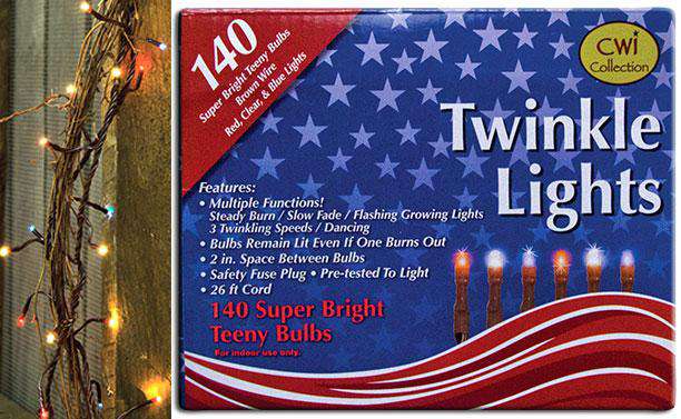Americana Twinkle Lights Light Strands CWI+ 