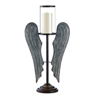 Thumbnail for Angel Wings Farmhouse Candle Holder Accent Plus 