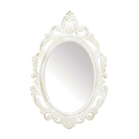 Thumbnail for Antiqued White Wall Mirror
