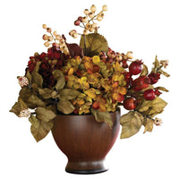 Thumbnail for Autumn Hydrangea W/Round Vase - The Fox Decor