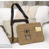Avery Natural Work Tote - The Fox Decor