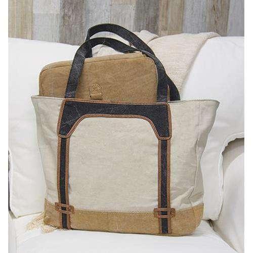 Avery Natural Work Tote - The Fox Decor