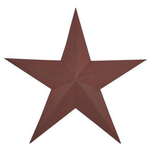 Barn Star - Burgundy - 36" - The Fox Decor