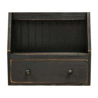 Thumbnail for Beadboard Shelf w/Drawer - The Fox Decor