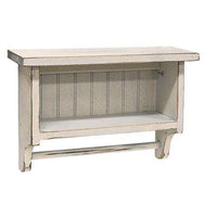 Thumbnail for Beadboard Towel Rack, Farmhouse White - The Fox Decor