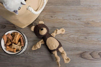 Thumbnail for Bear With Squeaker Burlap Pet Toy - The Fox Decor