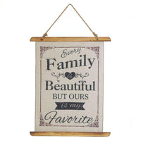 Thumbnail for Beautiful Family Linen Wall Art