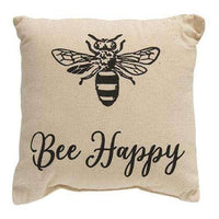 Thumbnail for Bee Happy Pillow, 10 x 10 Pillows CWI+ 