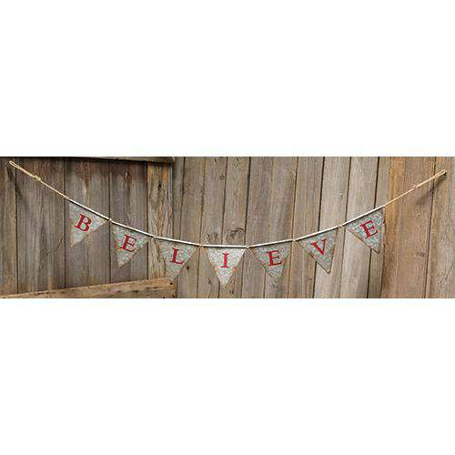 Believe Pennant Garland, 45" - The Fox Decor