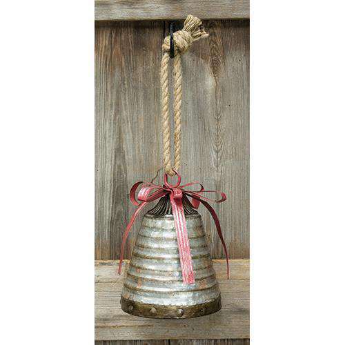'+Bell w/Metal Bow, 10" - The Fox Decor