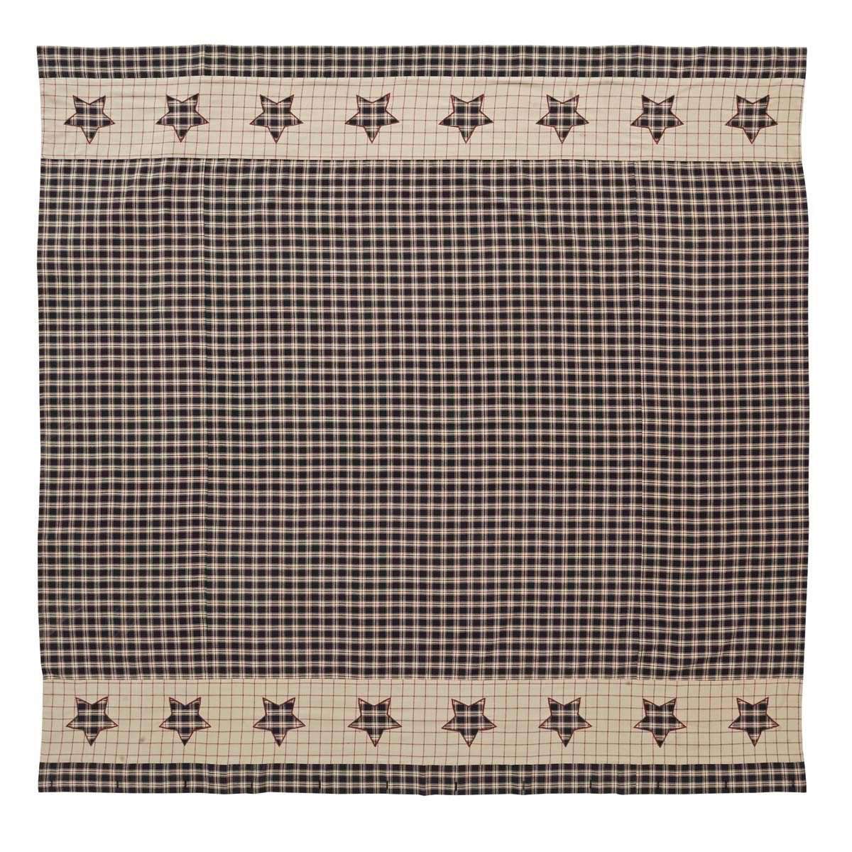 Bingham Star Shower Curtain 72"x72" - The Fox Decor