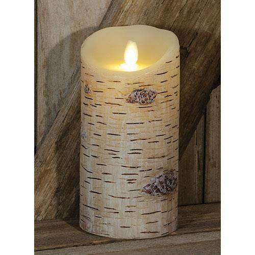 Birch Luminara Candle, 7" Luminara Candles CWI+ 