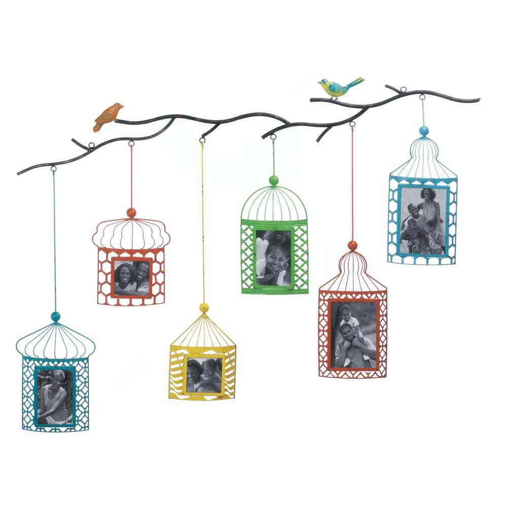 Birdcage Photo Frame Decor Accent Plus 