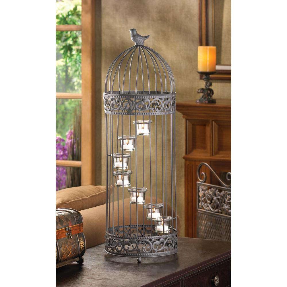 Birdcage Staircase Candle Stand - The Fox Decor