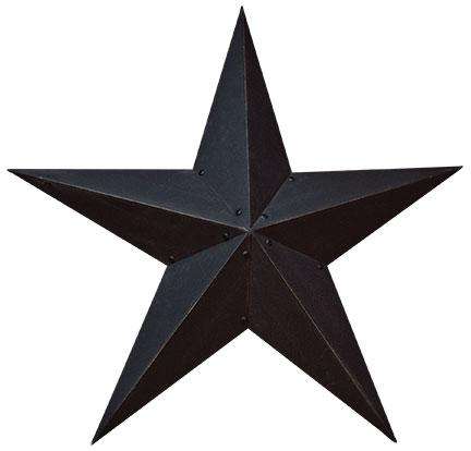 Black Barn Star, 36 inch Barn Stars CWI+ 
