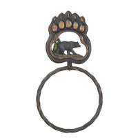 Thumbnail for Black Bear Paw Towel Ring