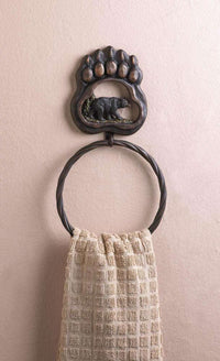 Thumbnail for Black Bear Paw Towel Ring - The Fox Decor