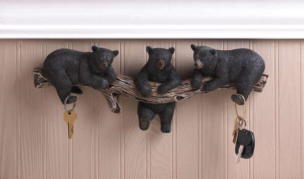 Black Bear Wall Hooks - The Fox Decor