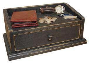 Black Dresser Valet - The Fox Decor
