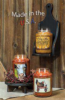 Black Jar Candle Sconce Home Wood Accents CWI+ 