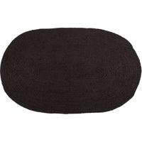 Thumbnail for Black Jute Braided Rug Oval VHC Brands Rugs VHC Brands 27