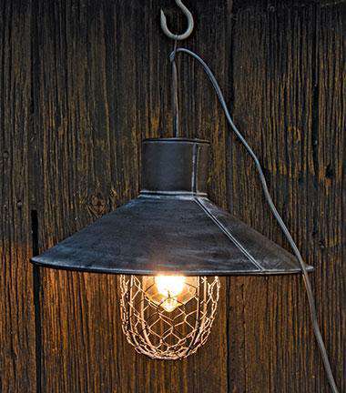 Black Metal Lamp w/ Wire Lamps/Shades/Supplies CWI+ 