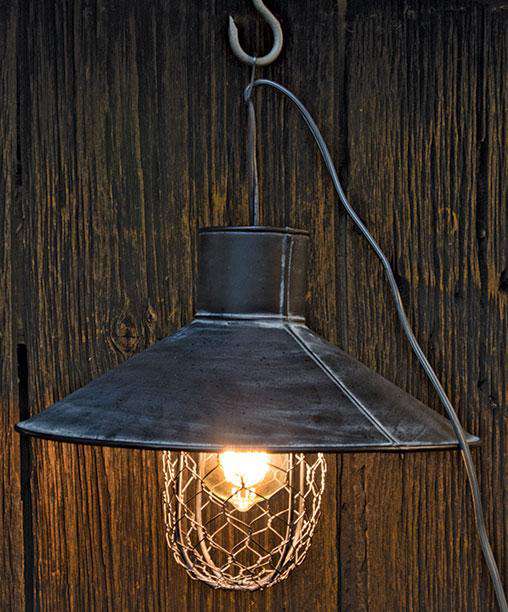 Black Metal Lamp w/ Wire Lamps/Shades/Supplies CWI+ 