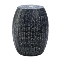 Thumbnail for Black Moroccan Lace Stool