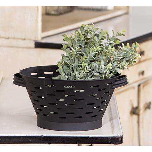 Black Olive Basket 10.75" - The Fox Decor