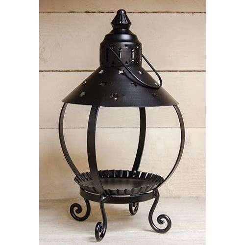 Black Star Candle Lantern - The Fox Decor
