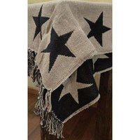 Black Star Woven Throw - The Fox Decor