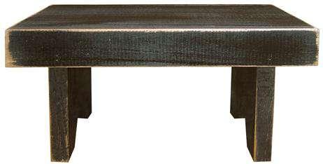 Black Wooden Stool or Riser - The Fox Decor