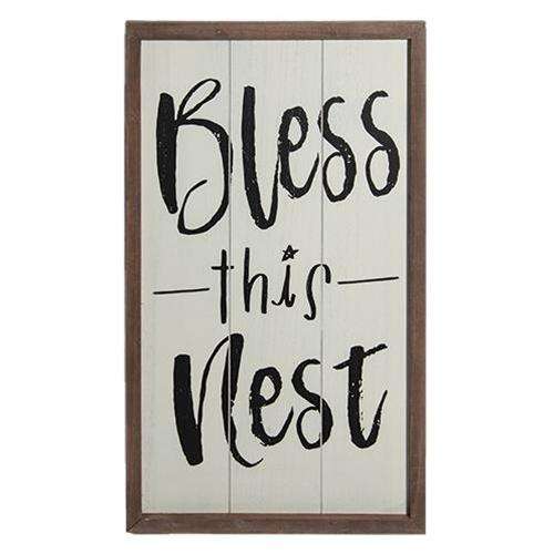 Bless this Nest Sign CHD Signs & Wall Accents CWI+ 